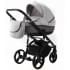 Детская коляска Adamex Lanti 3 в 1 LN-PS79 TIP (СВ.СЕРЫЙ + СЕРАЯ КОЖА)