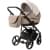 Детская коляска Adamex Lanti Deluxe 3 в 1 LN-SD44 (СВ.БЕЖ.КОЖА + Т.БЕЖ.КОЖА)