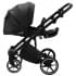 Детская коляска Adamex Lumi Air Deluxe 2 в 1 L-SA02 (Черный. Кожа)