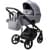 Детская коляска Adamex Lumi Air Deluxe 2 в 1 L-SM03 (СЕРАЯ ПЕРЛ. КОЖА)