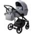Детская коляска Adamex Lumi Air Deluxe 2 в 1 L-SM03 (СЕРАЯ ПЕРЛ. КОЖА)
