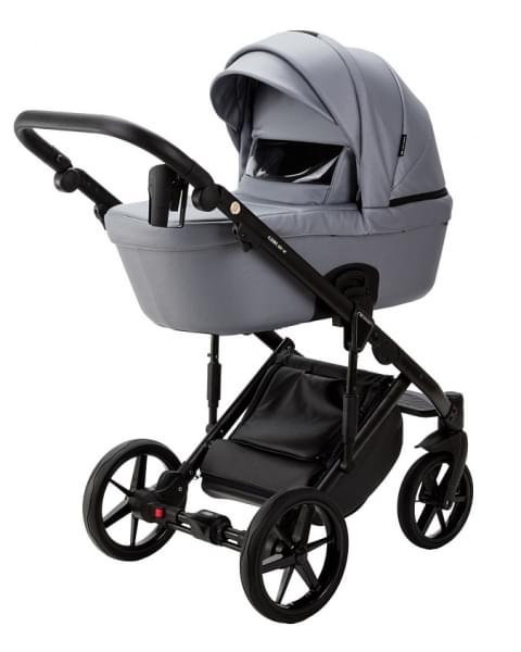 Детская коляска Adamex Lumi Air Deluxe 2 в 1 L-SM03 (СЕРАЯ ПЕРЛ. КОЖА)
