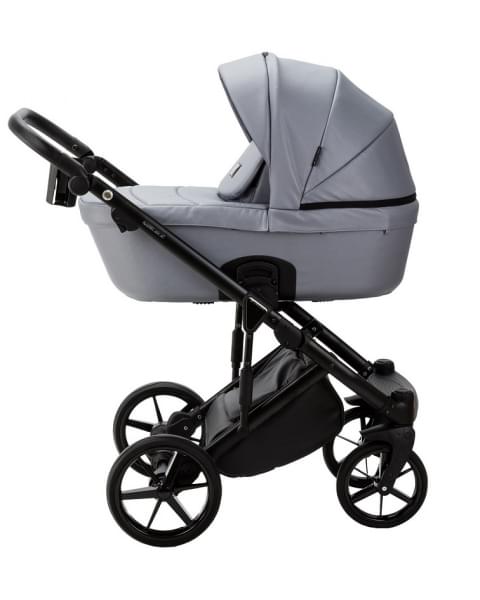 Детская коляска Adamex Lumi Air Deluxe 2 в 1 L-SM03 (СЕРАЯ ПЕРЛ. КОЖА)