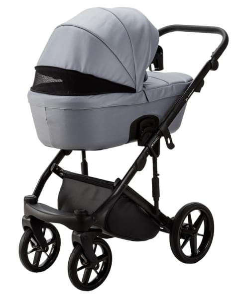 Детская коляска Adamex Lumi Air Deluxe 2 в 1 L-SM03 (СЕРАЯ ПЕРЛ. КОЖА)