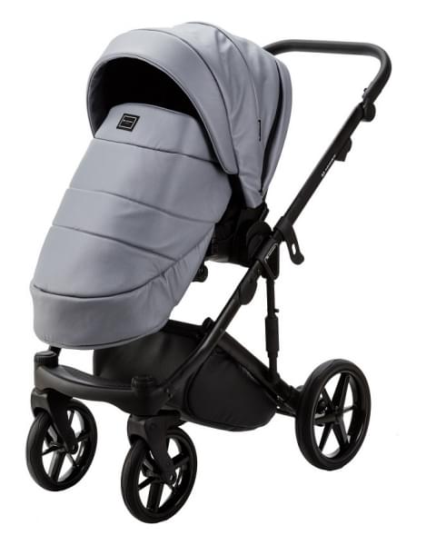 Детская коляска Adamex Lumi Air Deluxe 2 в 1 L-SM03 (СЕРАЯ ПЕРЛ. КОЖА)