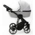 Детская коляска Adamex Mobi 3 в 1 M-PS104 (СВ.СЕРЫЙ+СВ.СЕР.КОЖА)