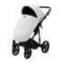 Детская коляска Adamex Mobi Deluxe 2 в 1 M-SA01 (БЕЛАЯ КОЖА)