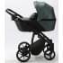 Детская коляска Adamex Mobi Deluxe 3 в 1 M-SD07 (ТЕМНО-ЗЕЛЕНЫЙ ПЕРЛ+ЧЕРН.КОЖА)