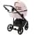 Детская коляска Adamex Nola 3 в 1 N-PS162 (СВ. РОЗ + СВ.РОЗ.ПЕРЛ. КОЖА)