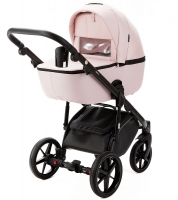 Детская коляска Adamex Nola 3 в 1 N-PS162 (СВ. РОЗ + СВ.РОЗ.ПЕРЛ. КОЖА)