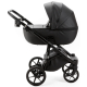 Детская коляска Adamex Nola Deluxe 2 в 1 N-SA02 (ЧЕРНАЯ КОЖА)
