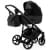 Детская коляска Adamex Nola Natura 3 в 1 N-11-CARBON (ЧЕРН + ЧЕРН. КОЖА)