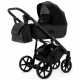 Детская коляска Adamex Nola Natura 3 в 1 N-11-CARBON (ЧЕРН + ЧЕРН. КОЖА)