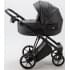 Детская коляска Adamex Porto Deluxe 3 в 1 PO-SA02 (ЧЁРН.КОЖА)
