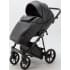 Детская коляска Adamex Porto Deluxe 3 в 1 PO-SA02 (ЧЁРН.КОЖА)
