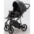 Детская коляска Adamex Porto Deluxe 3 в 1 PO-SA02 (ЧЁРН.КОЖА)