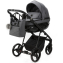 Детская коляска Adamex Quantum 2 в 1 Q-TK57 TIP (Т.СЕРЫЙ)