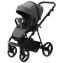 Детская коляска Adamex Quantum 2 в 1 Q-TK57 TIP (Т.СЕРЫЙ)