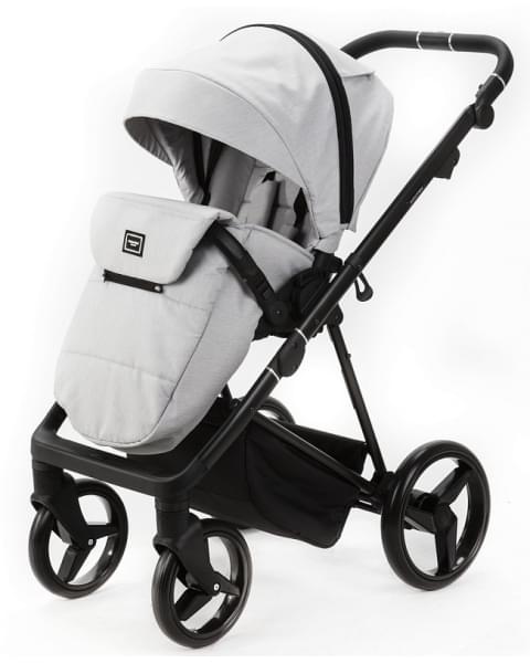 Детская коляска Adamex Quantum 2 в 1 Q-TK94 (СВ.СЕРЫЙ)