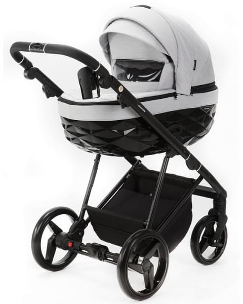 Детская коляска Adamex Quantum 2 в 1 Q-TK94 (СВ.СЕРЫЙ)