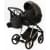 Детская коляска Adamex Quantum SE Exclusive 3 в 1 Q-DW518 (ЧЕРНЫЙ+ЗОЛОТОЙ ОРНАМЕНТ+ЗОЛОТО РАМА)