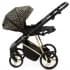 Детская коляска Adamex Quantum SE Exclusive 3 в 1 Q-DW522 (ЧЕРНЫЙ+ЗОЛОТОЙ ОРНАМЕНТ+ЗОЛОТО РАМА)
