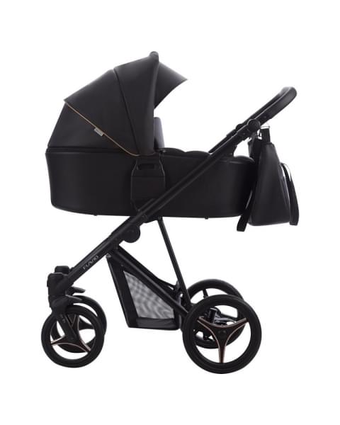 Детская коляска Bebetto Flavio Pro 2 в 1 06 черная кожа