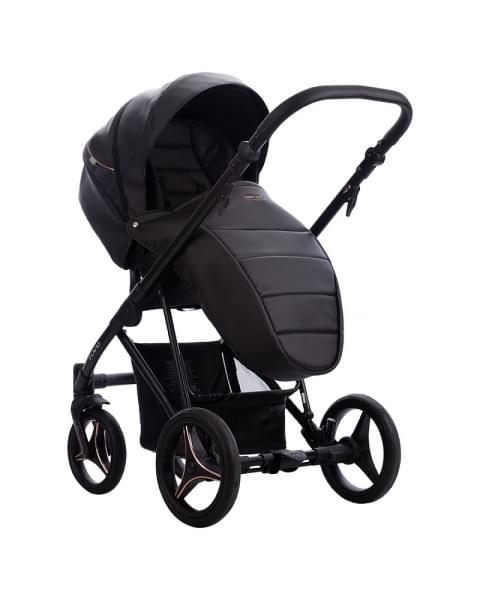 Детская коляска Bebetto Flavio Pro 2 в 1 06 черная кожа