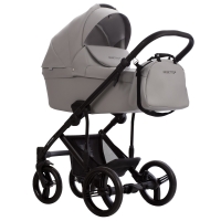 Детская коляска Bebetto Magnum Light Pro 2 в 1 03 св.серая кожа