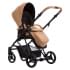 Детская коляска Bebetto Yoddi Pro 2 в 1 03 рыжая кожа