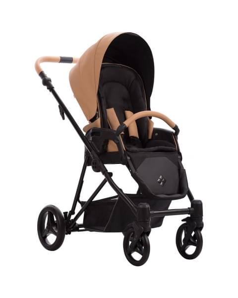 Детская коляска Bebetto Yoddi Pro 2 в 1 03 рыжая кожа