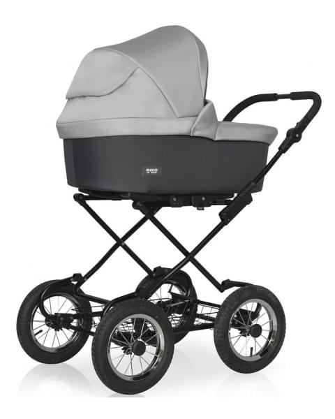 Детская коляска Riko Basic Bella Classic 2 в 1 01 серый-графит