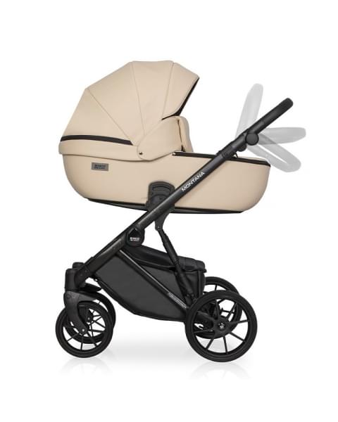 Детская коляска Riko Basic Montana Ecco 3 в 1 15 Ivory beige
