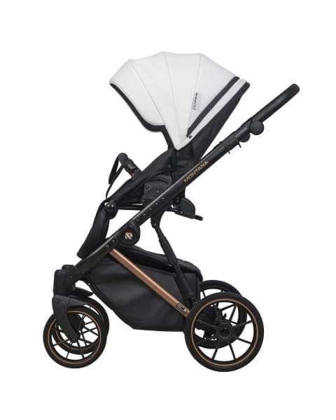 Детская коляска Riko Basic Montana Premium Copper 2 в 1 11 White
