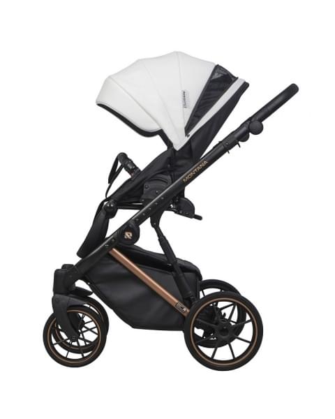 Детская коляска Riko Basic Montana Premium Copper 2 в 1 11 White