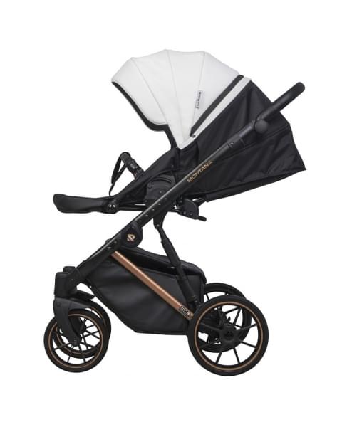 Детская коляска Riko Basic Montana Premium Copper 2 в 1 11 White