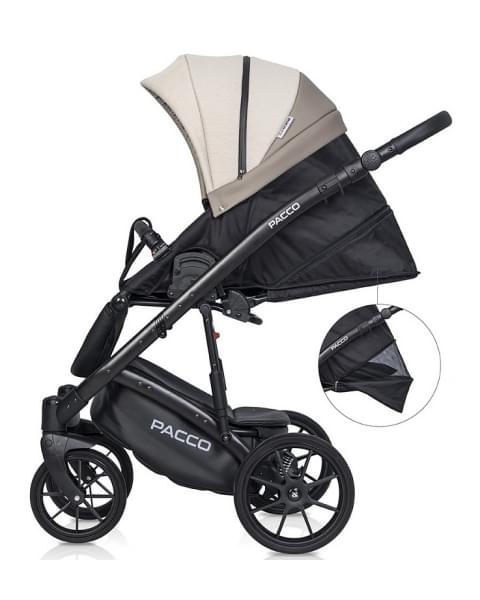 Детская коляска Riko Basic Pacco 3 в 1 06 latte