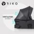 Детская коляска Riko Velar 2 в 1 04 Coal (графит)