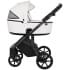 Детская коляска Roan Bass Next Кожа 3 в 1 с автокреслом Tutis Elo Lux EduSky Black RN081/1 White