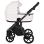 Детская коляска Roan Bass Next Кожа 3 в 1 с автокреслом Tutis Elo Lux EduSky Black RN081/1 White