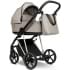 Детская коляска Roan Sol Vintage Luxury 3 в 1 с автокреслом Tutis Elo Lux EduSky Black VIN 06/HZ Hazel/Champagne/руч.Black