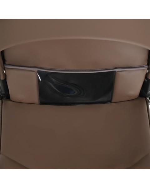Детская коляска Roan Sol Кожа 3 в 1 с автокреслом Tutis Elo Lux EduSky Black RSL/2025 Camel/Black/руч.Тем.коричневый