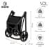 Детская коляска Roan Sol Кожа 3 в 1 с автокреслом Tutis Elo Lux EduSky Black RSL/2025 Camel/Black/руч.Тем.коричневый