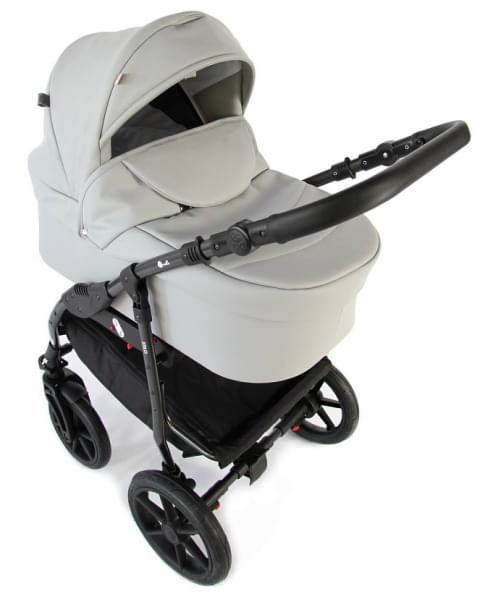Детская коляска Sevillababy Stilo 2 в 1 St-07 светло-серая экокожа