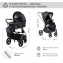 Детская коляска Sweet Baby Elegante 2 в 1 BRD Black