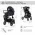 Детская коляска Sweet Baby Elegante 2 в 1 BRD Black