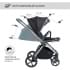 Детская коляска Sweet Baby Elegante 2 в 1 BRD Black