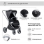Детская коляска Sweet Baby Elegante 2 в 1 BRD Black