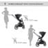 Детская коляска Sweet Baby Elegante 2 в 1 BRD Black