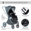 Детская коляска Sweet Baby Elegante 2 в 1 BRD Black